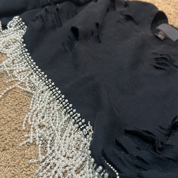 Carmar Cropped Distressed Sweater - Picture 2 of 3